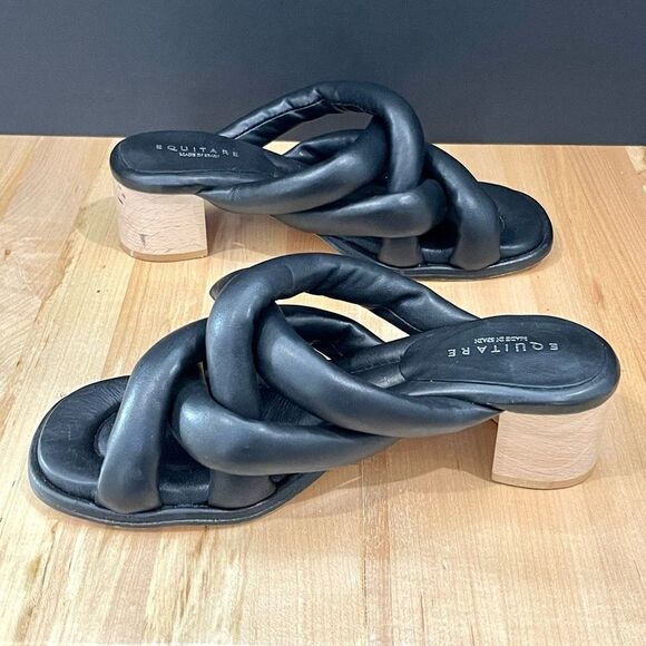 Equitare Philippe Sandals. Black. Size 40/US 10. - Picture 6 of 9